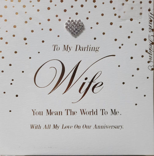 Picture of DARLING WIFE ANNIVERSARY CARD